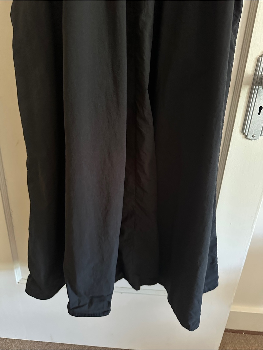 XL Madewell Black melody smocked midi dress - Picture 6 of 6